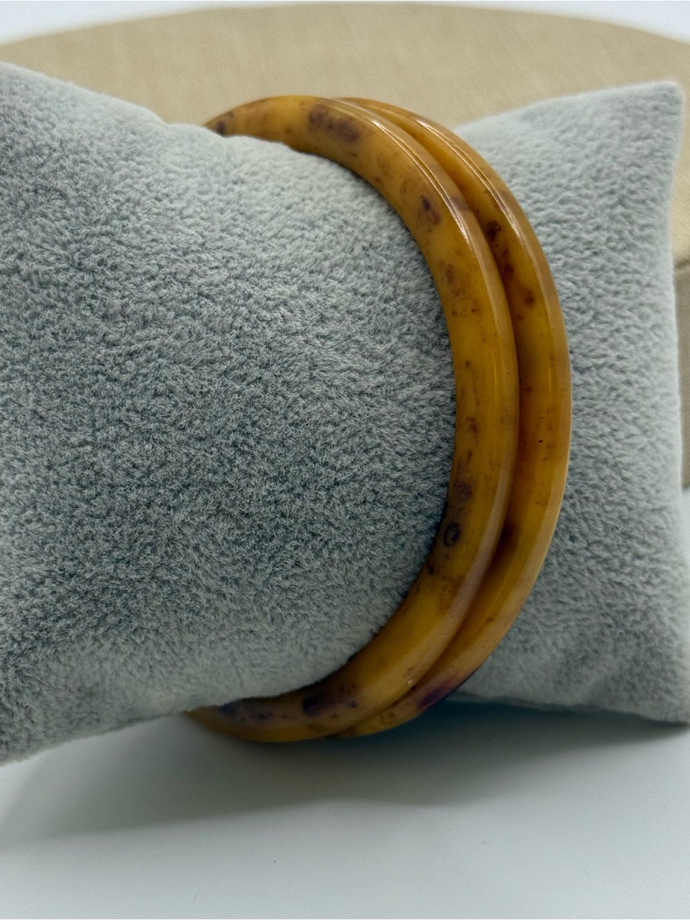 Set of two Mississippi Mud Bakelite Bangle Bracelet Vintage
